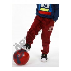 Bordo Mevsimlik Erkek Çocuk Eşofman Altı